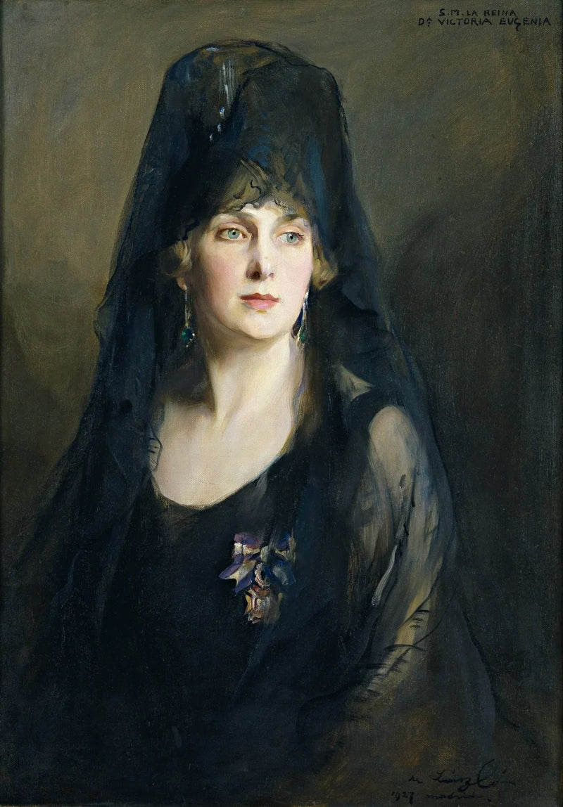 Battenbergin Victoria Eugenie mantillassa - Laoszlon Philip