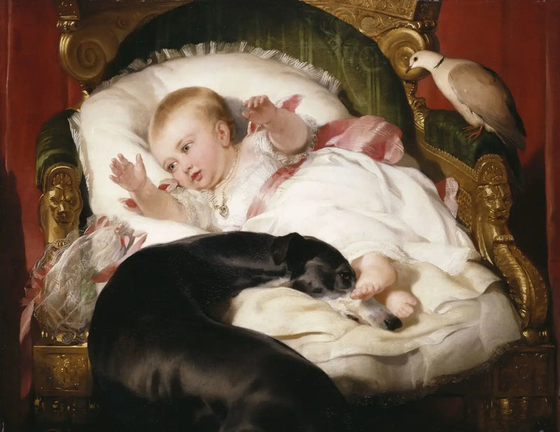 Victoria, prinsessa, Eosin kanssa - Edwin Henry Landseer