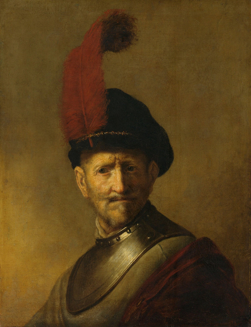 Miehen muotokuva, ehkä Rembrandtin isä, Harmen Gerritsz van Rijn - Rembrandt