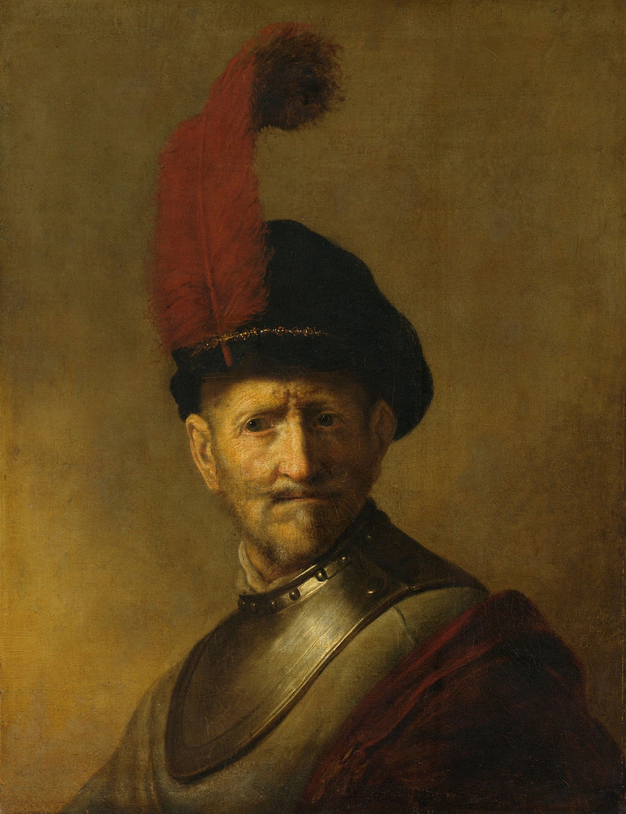 Miehen muotokuva, ehkä Rembrandtin isä, Harmen Gerritsz van Rijn - Rembrandt