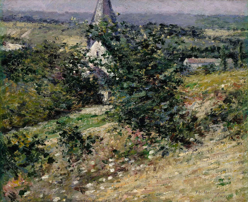 Vanha Givernyn kirkko - Theodore Robinson