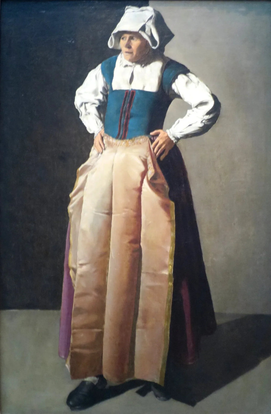 Vanha nainen - Georges de La Tour