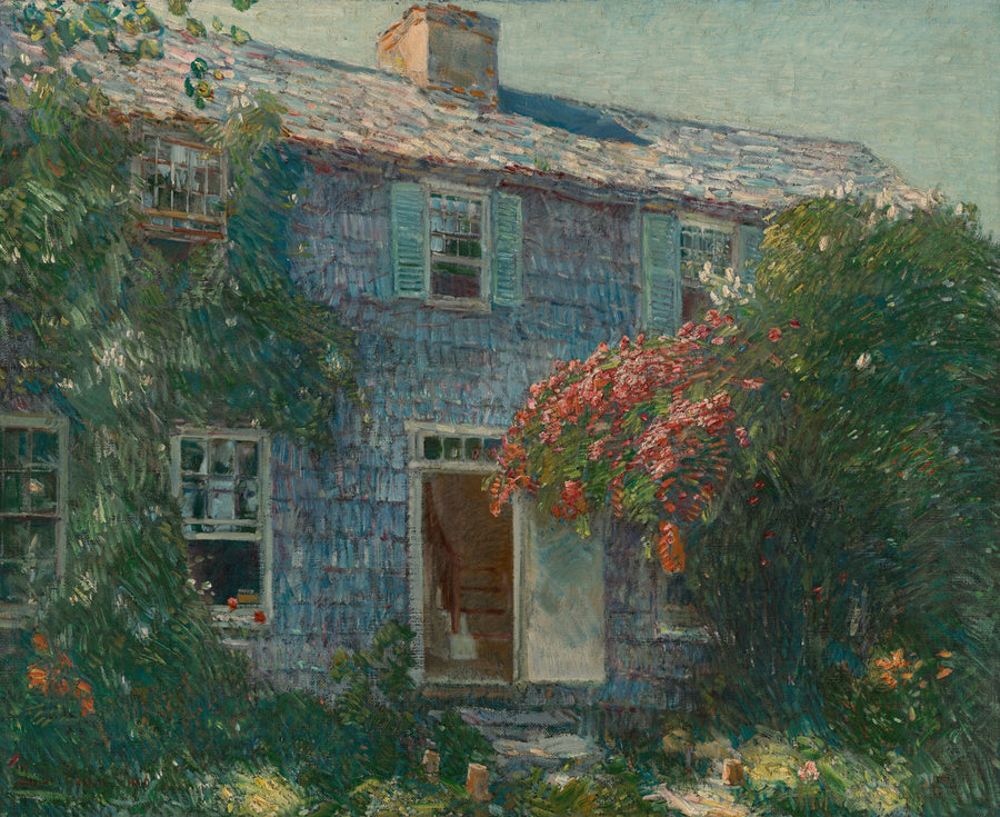 Vieille maison à East Hampton - Childe Hassam
