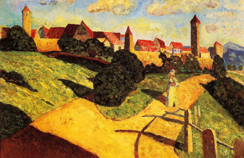 Vanha Kaupunki II - Vassily Kandinsky