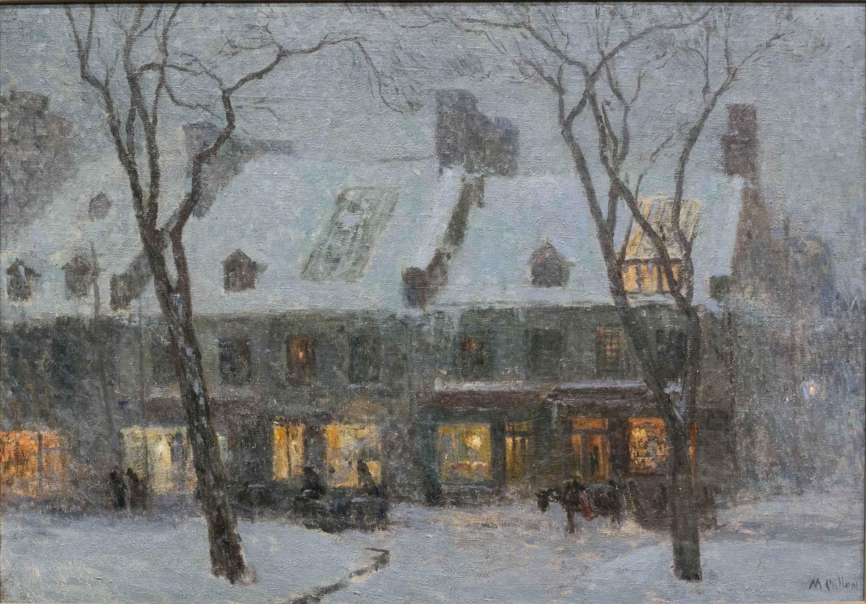 Vanhoja taloja Montrealissa - Maurice Galbraith Cullen