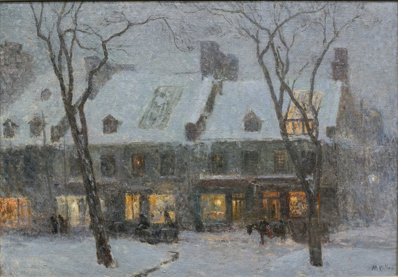Vanhoja taloja Montrealissa - Maurice Galbraith Cullen