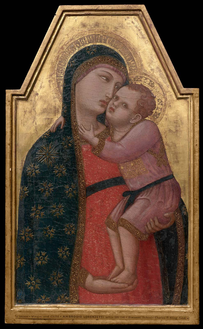 Neitsyt ja lapsi - Ambrogio Lorenzetti