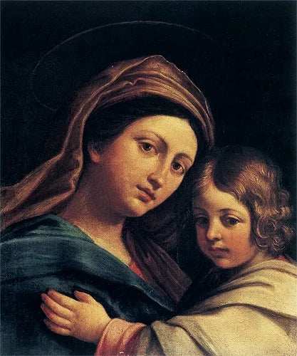 Neitsyt ja lapsi - Annibale Carracci