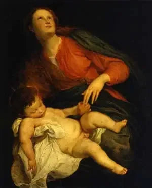 Neitsyt ja lapsi - Antoine van Dyck