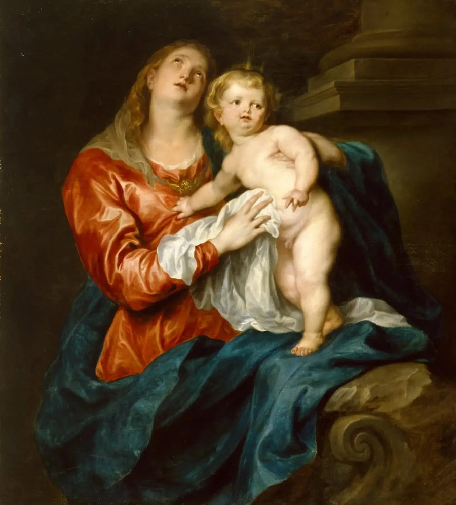 Neitsyt ja lapsi - Antoine van Dyck