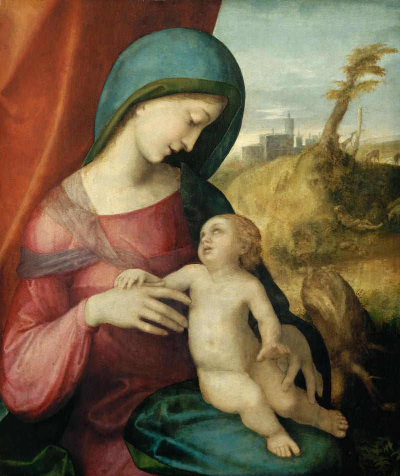 Neitsyt ja lapsi - Antonio da Correggio