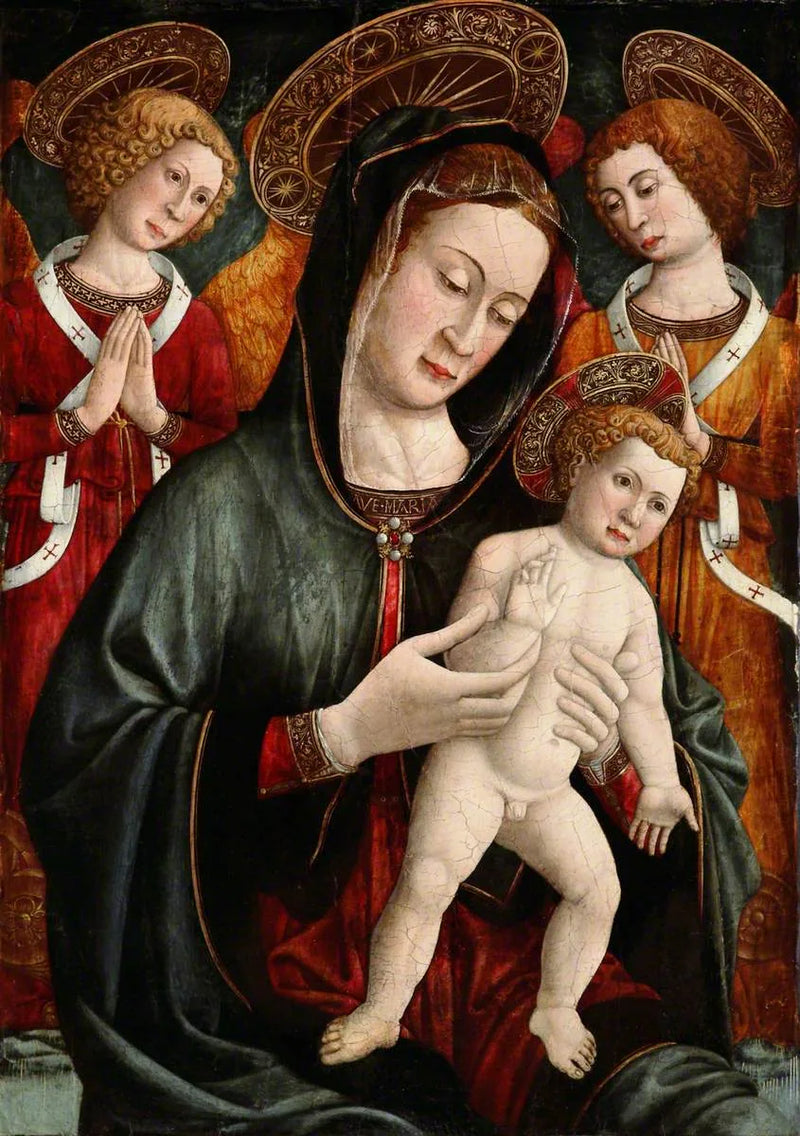 Neitsyt ja lapsi enkeleiden kanssa - Giovanni Francesco da Rimini