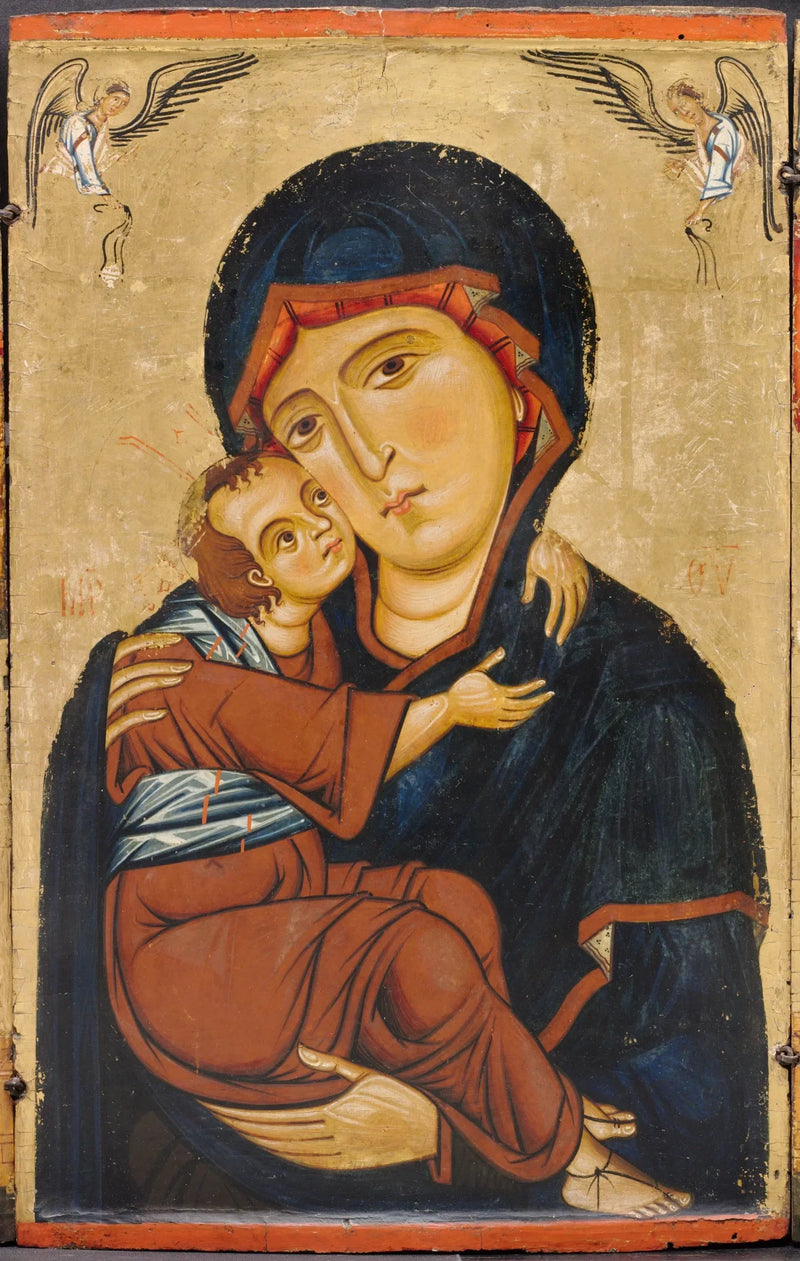 Neitsyt Jeesus-lapsen kanssa pyhimyksien kanssa - Berlinghiero Berlinghieri