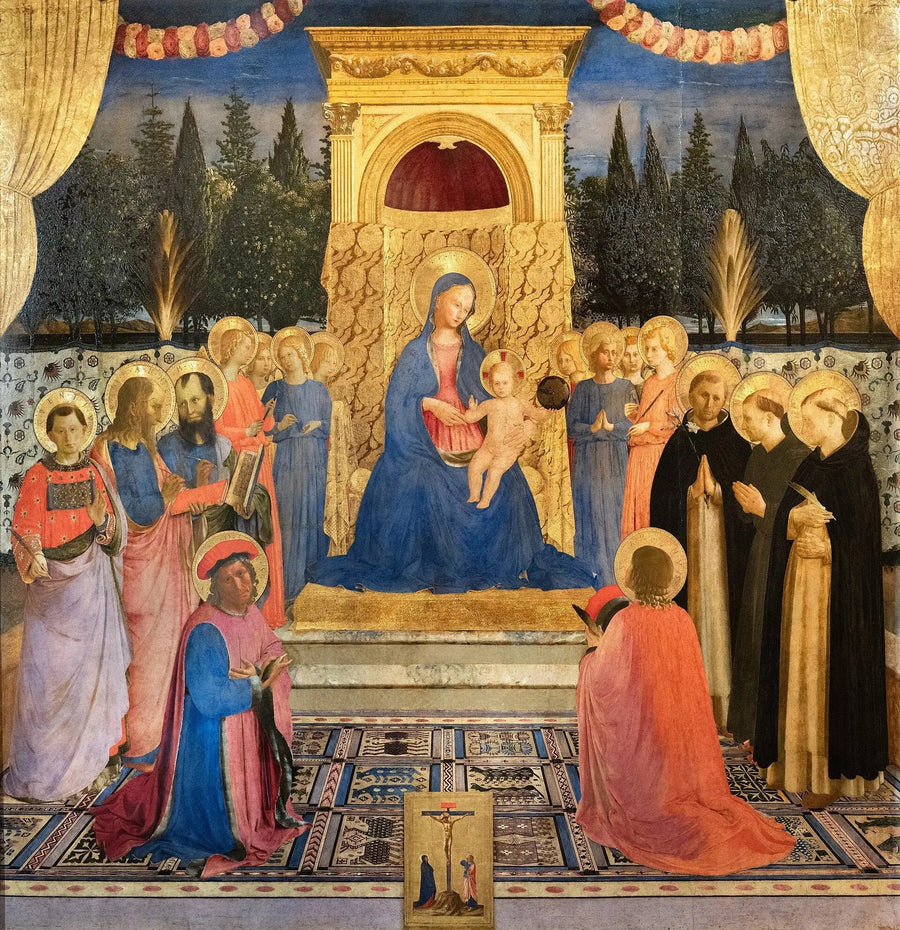 Neitsyt ja lapsi pyhimyksillä - Fra Angelico
