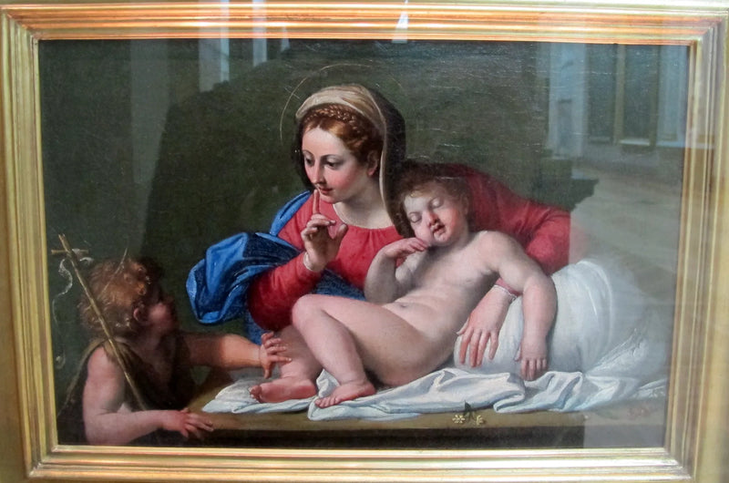 Neitsyt ja lapsi pyhimys Johannes kanssa - Domenichino
