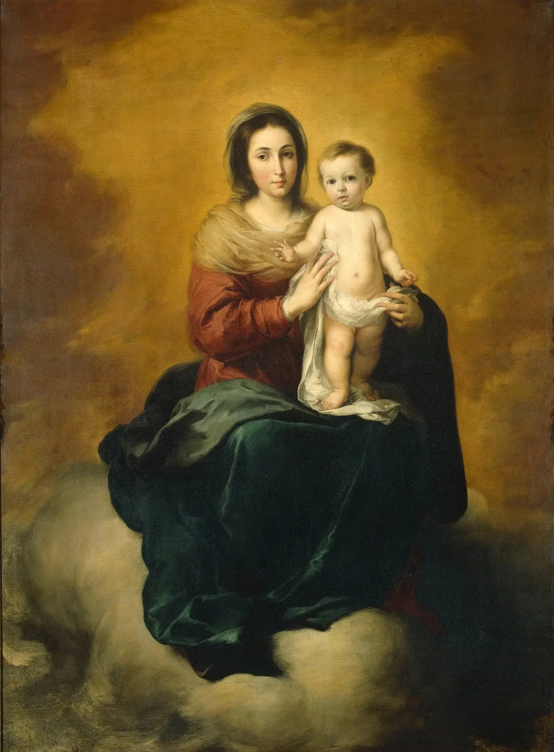 Neitsyt ja lapsi - Bartolomé Esteban Murillo