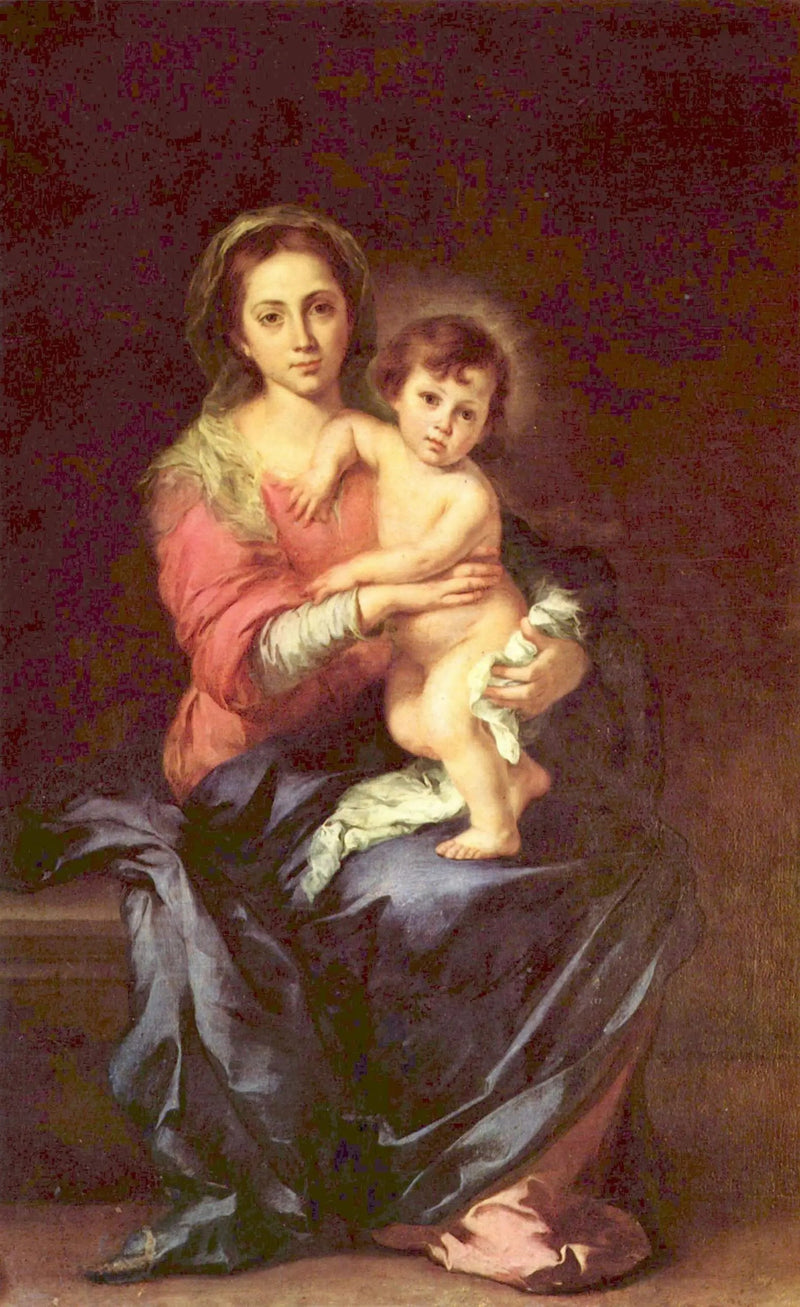 Neitsyt ja Vauva - Bartolomé Esteban Murillo