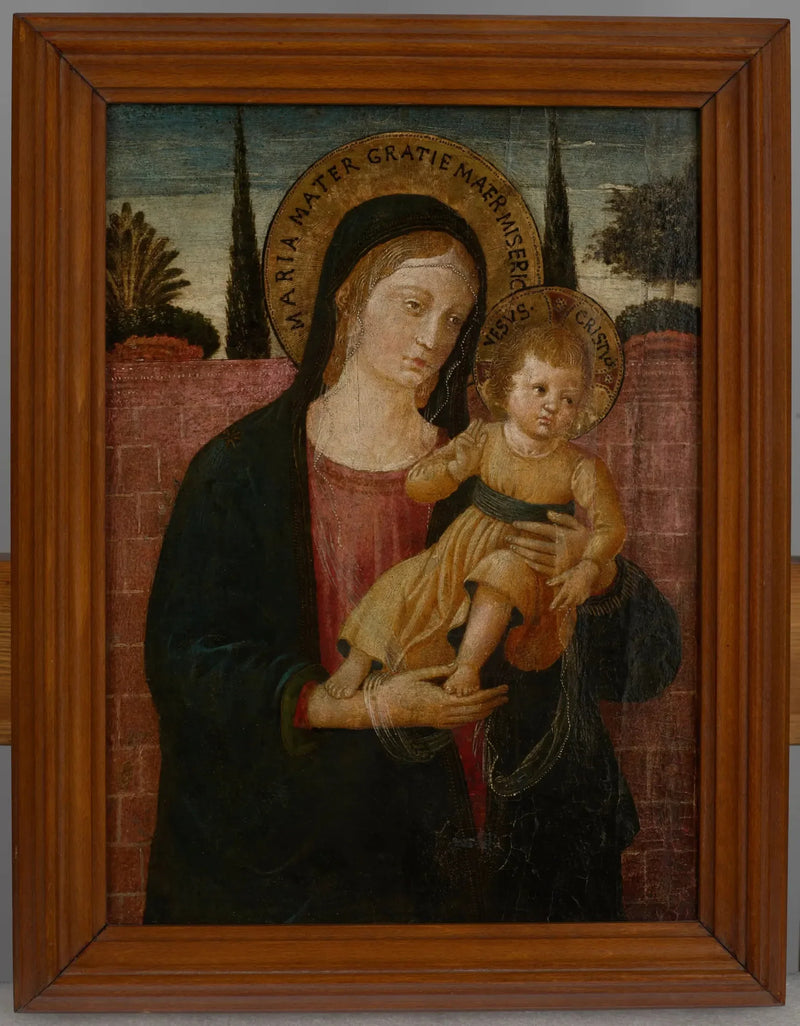 Neitsyt ja Vauva - Benozzo Gozzoli
