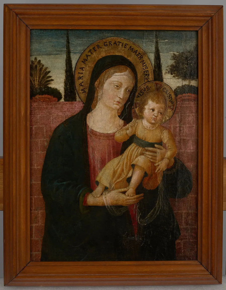 Neitsyt ja Vauva - Benozzo Gozzoli