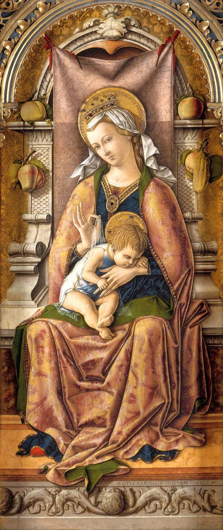 Neitsyt ja lapsi - Carlo Crivelli