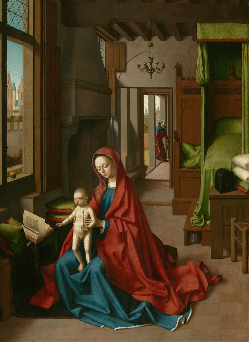 Neitsyt ja lapsi sisätilassa - Petrus Christus