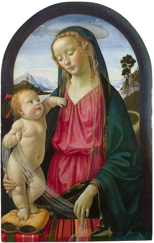 Neitsyt ja lapsi - Domenico Ghirlandaio