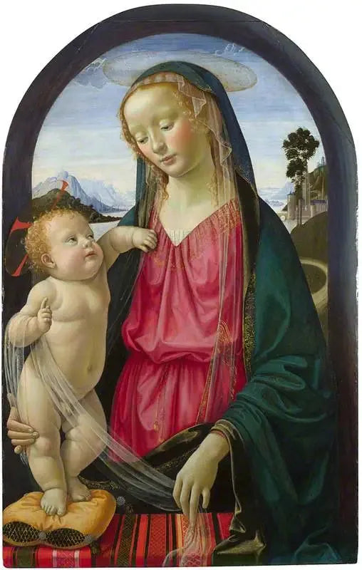 Neitsyt ja lapsi - Domenico Ghirlandaio