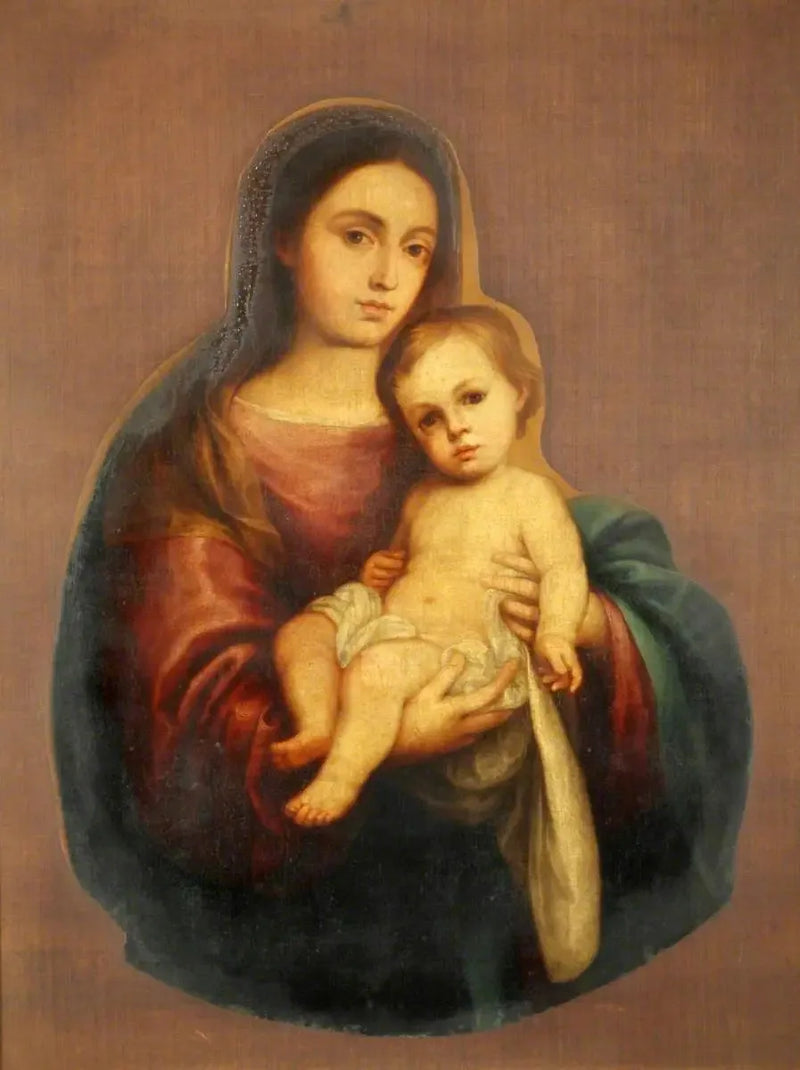 Neitsyt ja lapsi kirkossa - Bartolomé Esteban Murillo