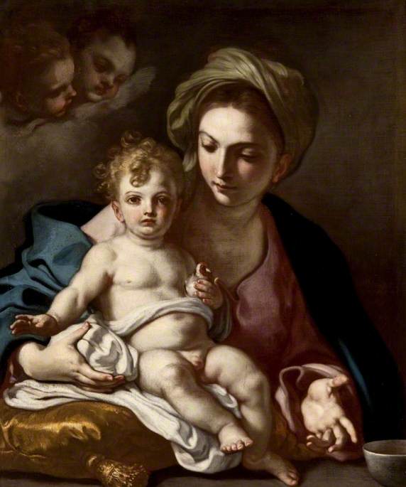 Neitsyt ja Lapsi - Francesco Solimena