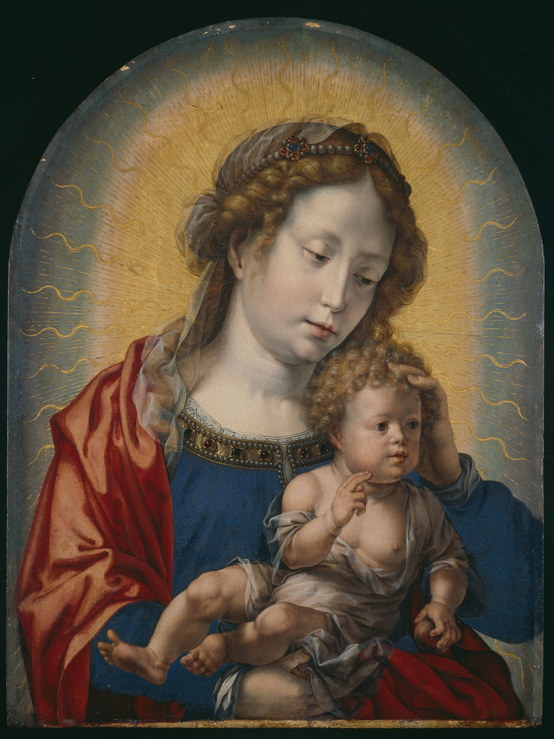 Neitsyt lapsen kanssa - Jan Gossaert