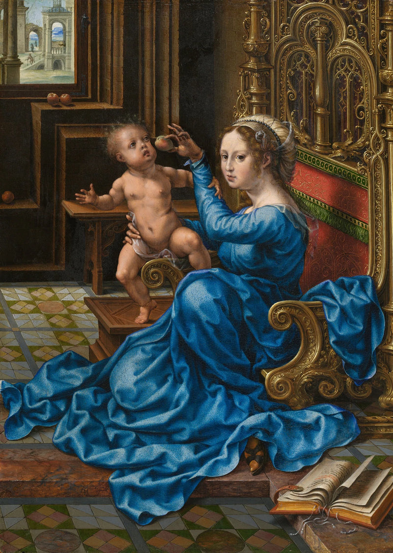 Neitsyt ja lapsi - Jan Gossaert