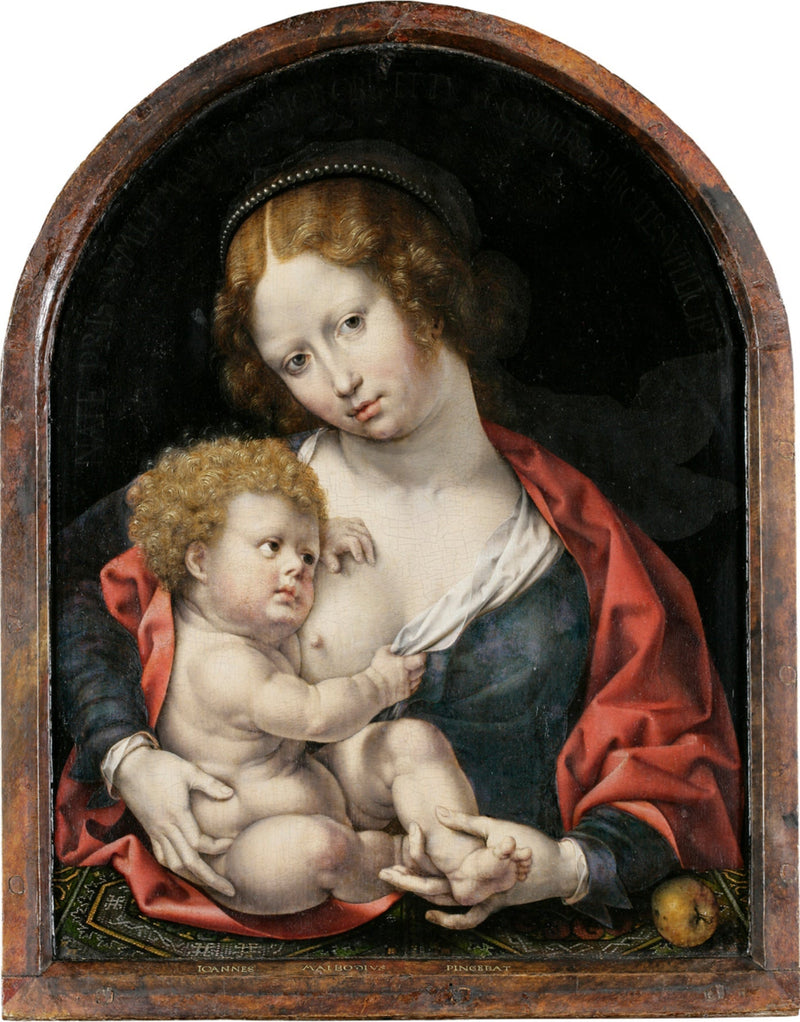 Neitsyt ja lapsi - Jan Gossaert