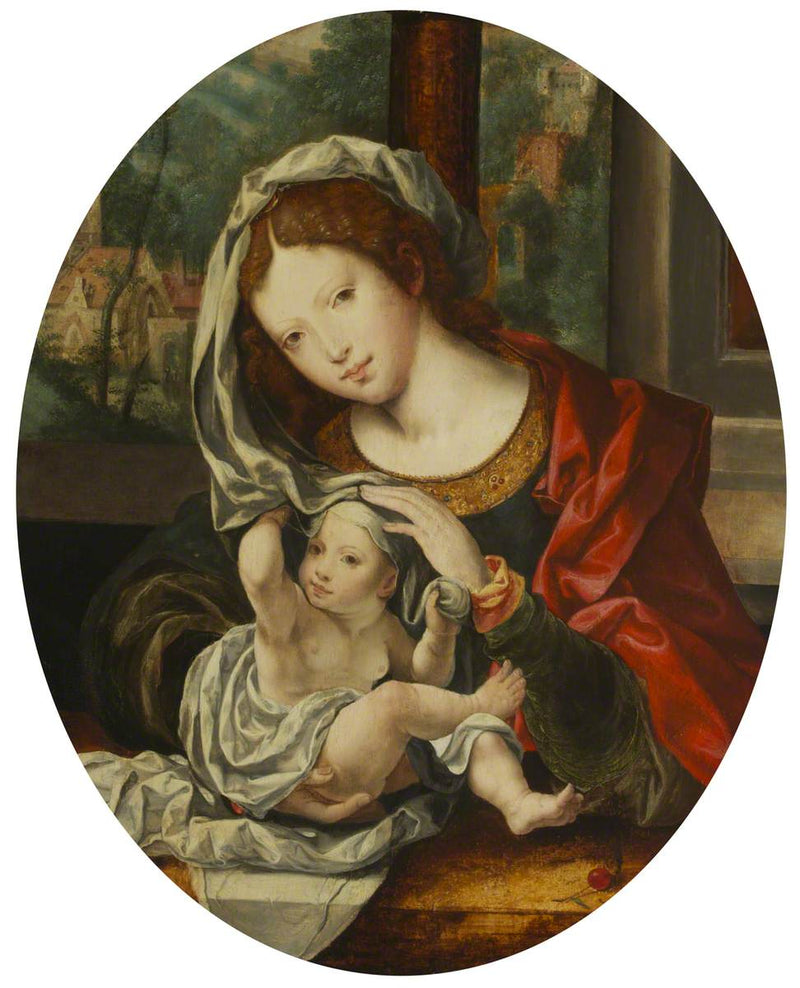 Neitsyt ja lapsi - Jan Gossaert
