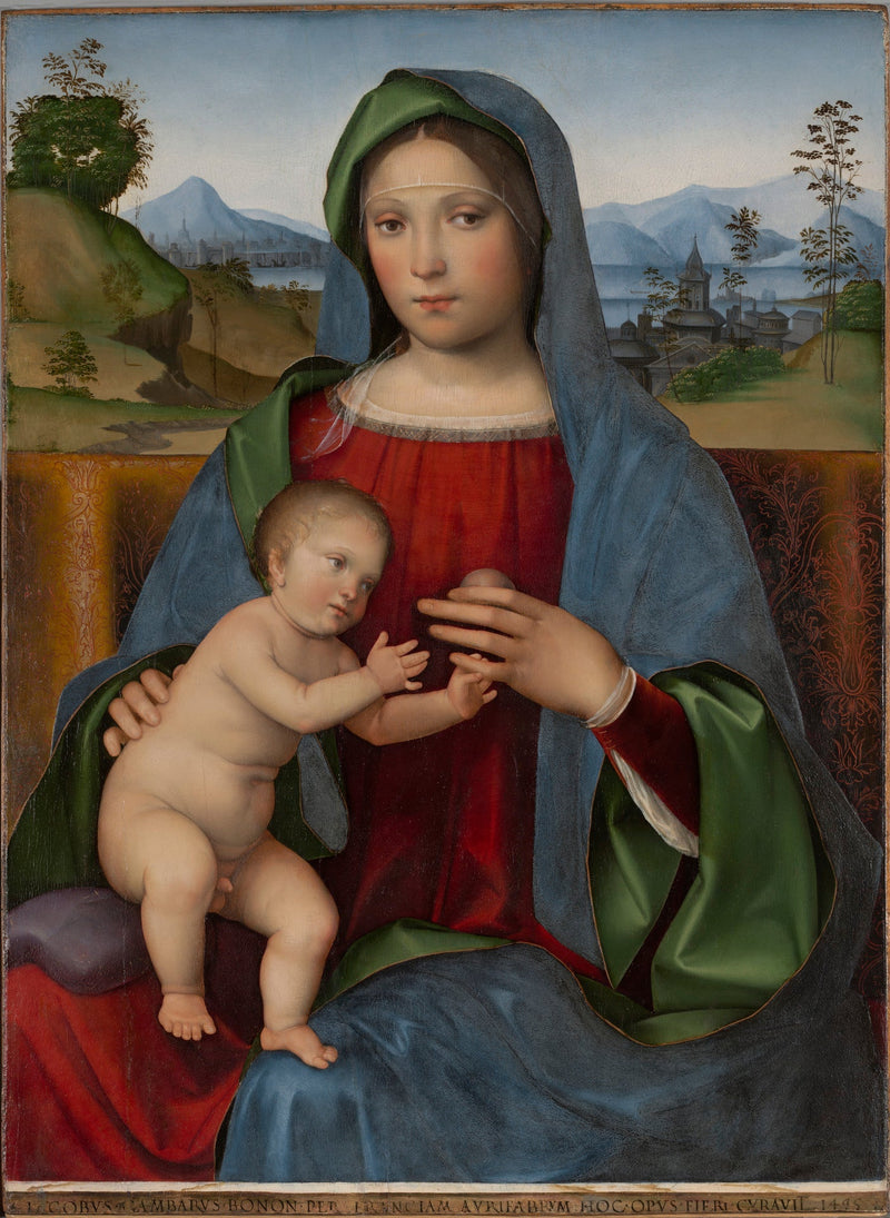 Vierge à l'Enfant : La Madone Gambaro - Francesco Francia