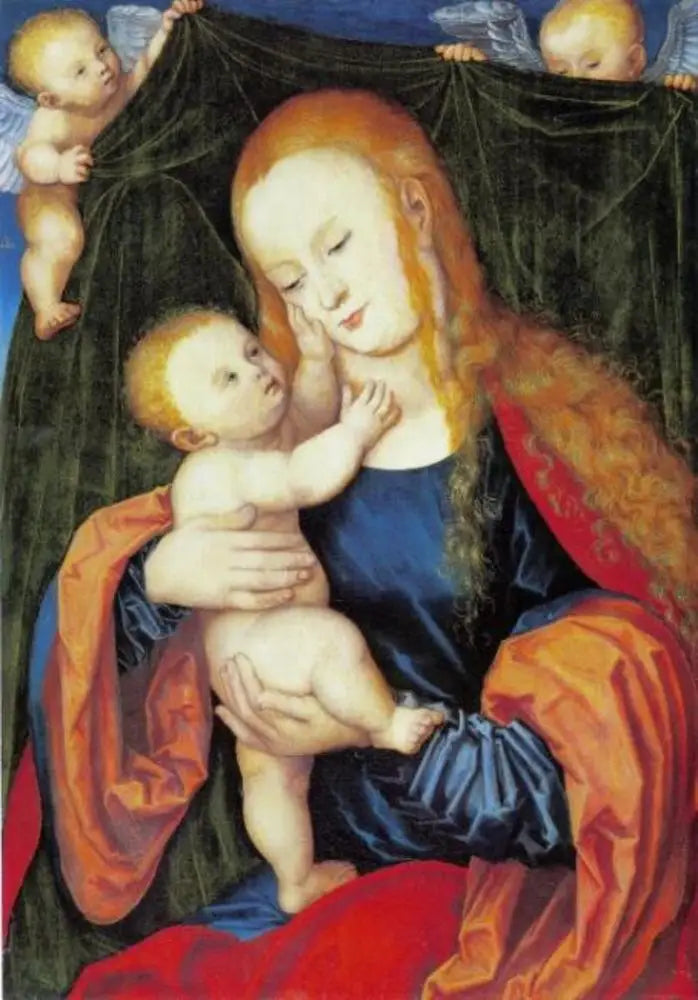 Neitsyt ja lapsi - Lucas Cranach vanhempi