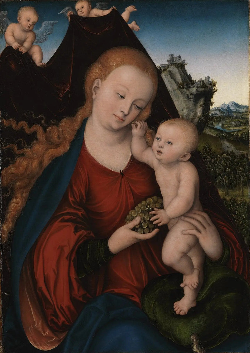 Neitsyt ja lapsi - Lucas Cranach vanhempi