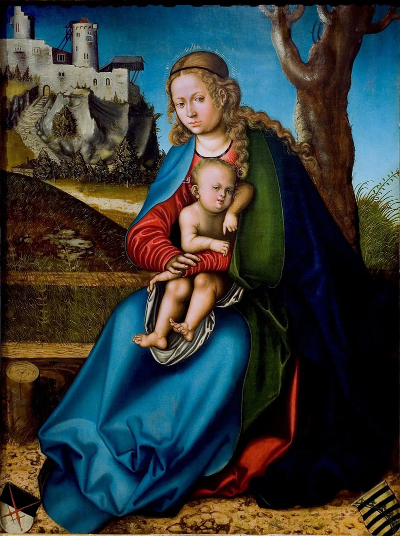 Neitsyt ja lapsi - Lucas Cranach vanhempi