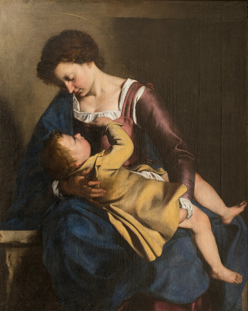 Neitsyt ja lapsi - Orazio Gentileschi