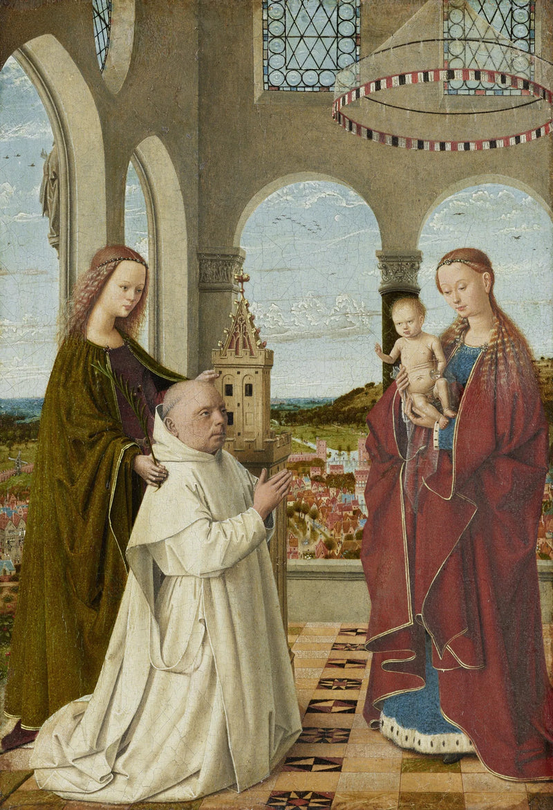 Neitsyt ja lapsi - Petrus Christus