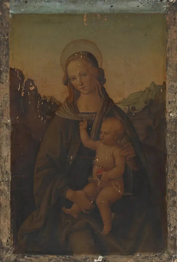 Neitsyt-lapsen kanssa - Pietro Perugino