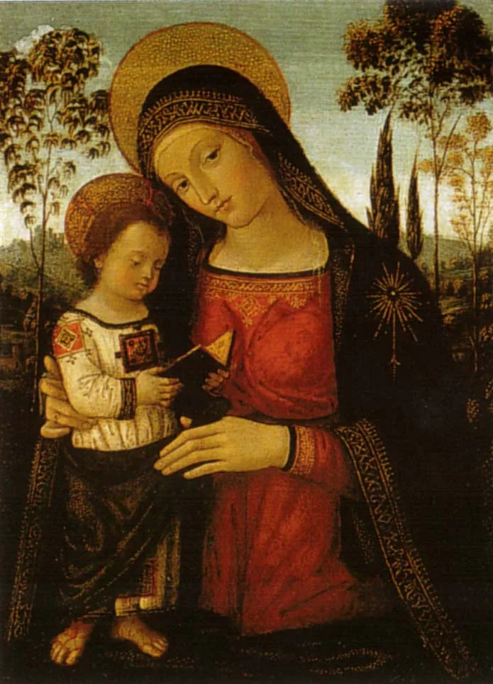 Neitsyt ja lapsi - Pinturicchio