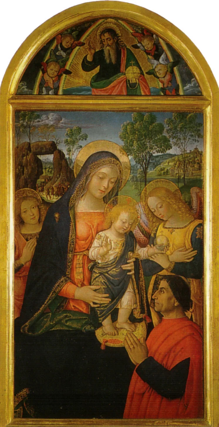 Neitsyt ja lapsi - Pinturicchio
