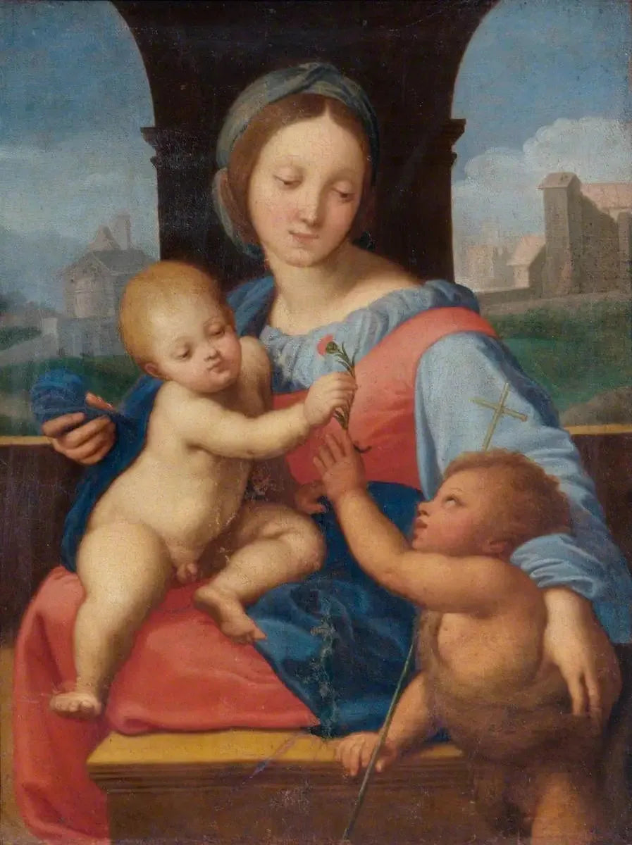 Neitsyt ja lapsi - Raphael Sanzio