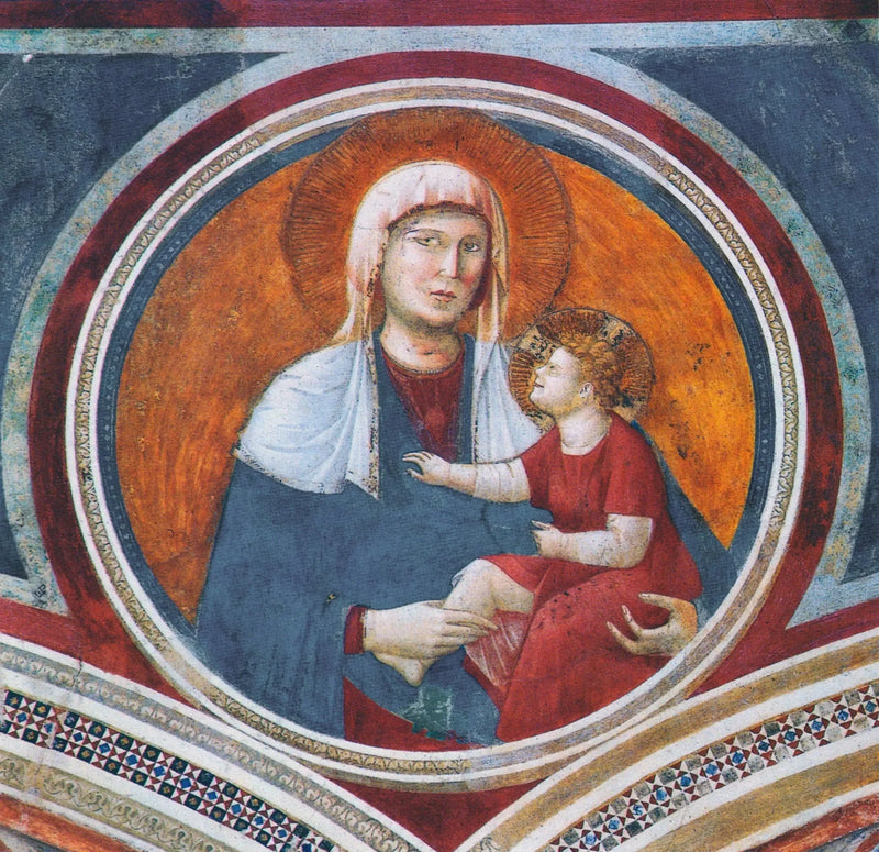 Vierge à l'Enfant riemuiten - Giotto