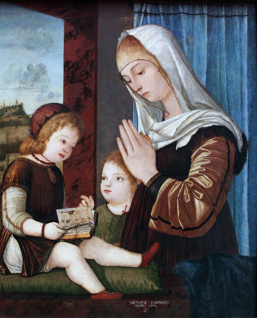 Neitsyt ja Vauva - Vittore Carpaccio
