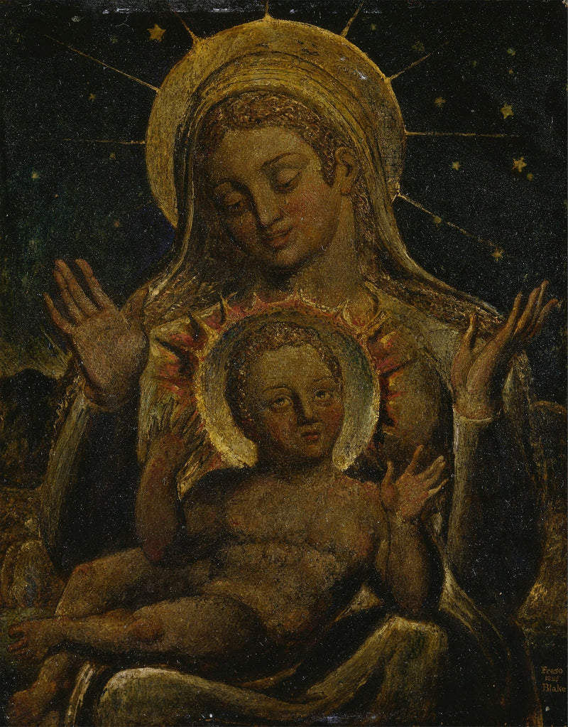 Neitsyt ja lapsi - William Blake
