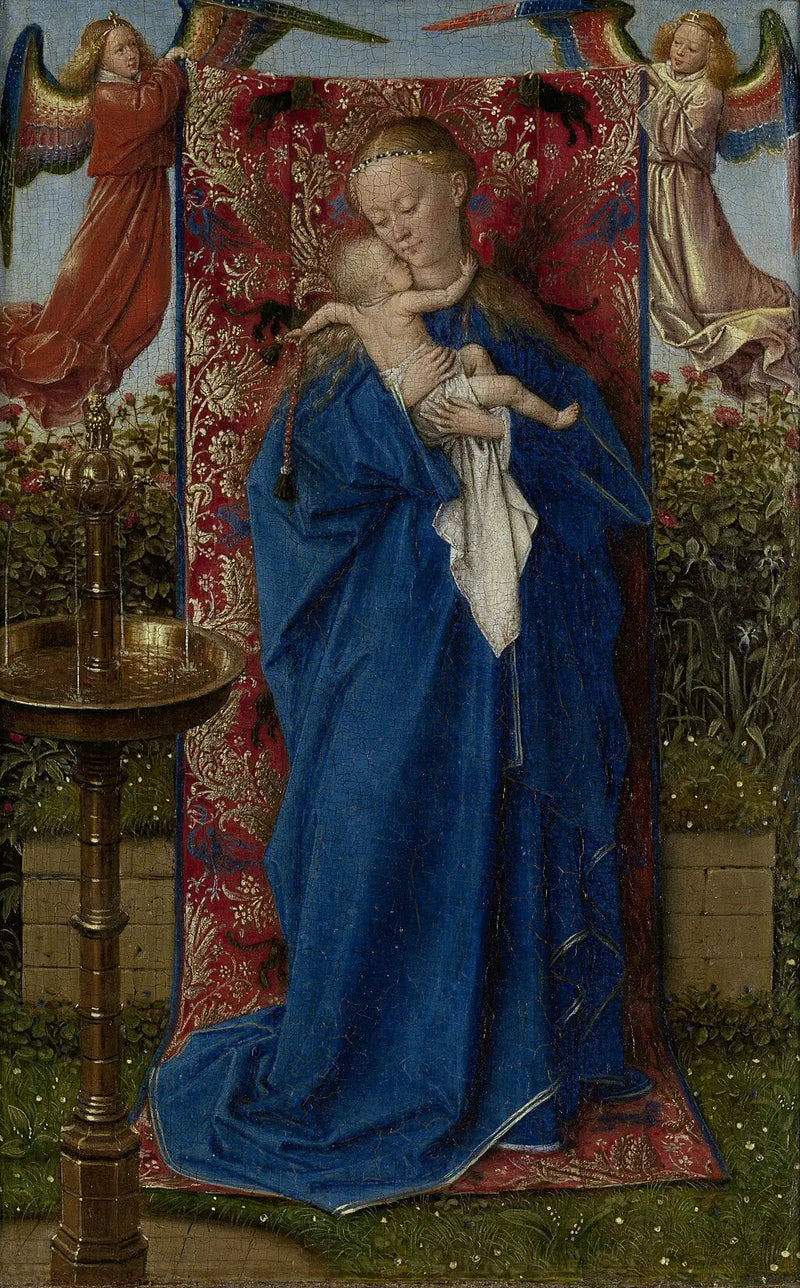Neitsyt ja lähde - Jan van Eyck