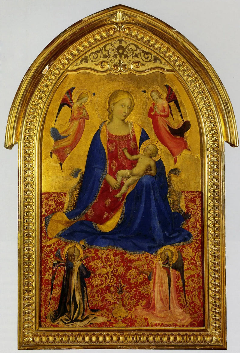 Neitsyt ja lapsi neljän enkelin kanssa - Fra Angelico