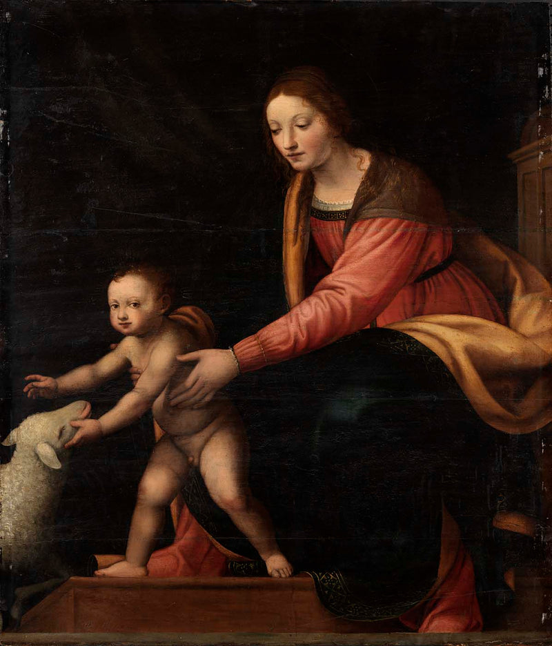 Neitsyt ja Vauva - Bernardino Luini
