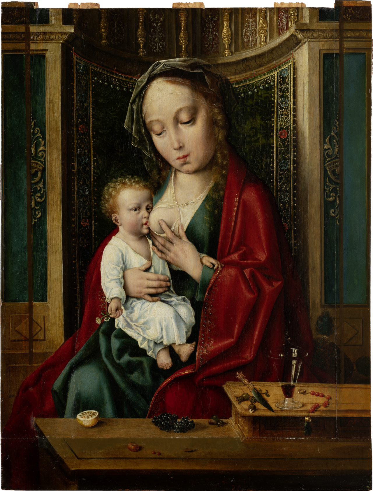 Vierge à l’Enfant dans une niche - Joos van Cleve - Alpha Reproduction